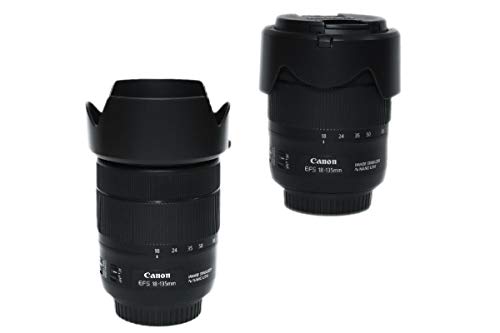 PRO【RIGMA】Canon EOS Kiss X9i/9000D/80D/90D EF-S18-135mm IS USM レンズキット用入門アクセサリー3点セット(フード／レンズ保護フィルター／カメラ用ソフトケース)