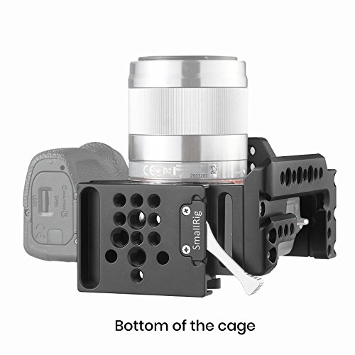 SmallRig A7R III/A7 III/A7 II/A7R II/A7S IIカメラ専用ケージ ARRIアクセサリマウントピン装備 拡張カメラケージ 軽量 取付便利 耐久性 耐食性 DSLR 装備-2098
