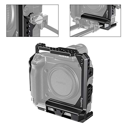 SMALLRIG Fujifilm GFX100専用ケージ ブラック 着脱容易 アルミ合金製保護 CCF2370