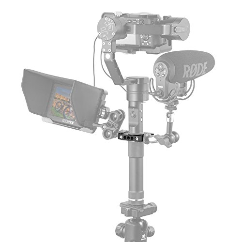 SmallRig Zhiyun Crane V2/Crane Plus/Crane M専用ロッドクランプ 1/4 & 3/8ネジ穴装備 耐荷重6.5kg ZhiyunクレーンV2 /クレーンプラス/クレーンM対応-2170