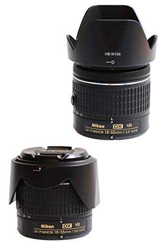 PRO【RIGMA】Nikon（ニコン）D5600/D3500/D3400 18-55mm レンズキット用 入門アクセサリー３点セット（フード/レンズ保護フィルター/カメラ用ソフトケース）