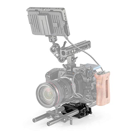 SMALLRIG BMPCC 4K用ベースプレート 15mmロッドサポートシステム付き（Arca互換）-2261