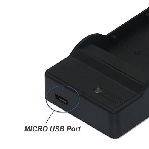 NinoLite USB型 バッテリー 用 充電器 海外用交換プラグ付 DMW-BCN10 バッテリー チャージャー