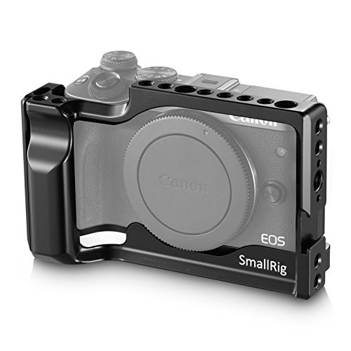 SMALLRIG Canon EOS M3/M6専用ケージ DSLR 装備 拡張カメラケージ 軽量 取付便利 耐久性 耐食性 Canon EOS M3/M6対応-2130