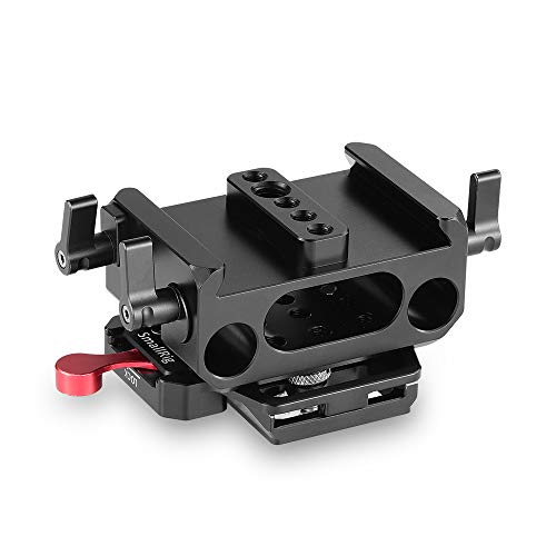 SMALLRIG BMPCC 4K用ベースプレート 15mmロッドサポートシステム付き（Manfrotto 501PL互換）-2266