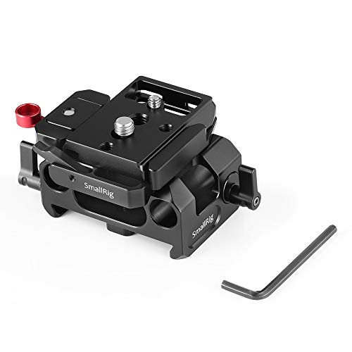 SMALLRIG BMPCC 4K用ベースプレート 15mmロッドサポートシステム付き（Manfrotto 501PL互換）-2266