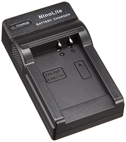 NinoLite USB型 バッテリー 用 充電器 海外用交換プラグ付き EN-EL12 等対応 チャージャー      DC03/K4