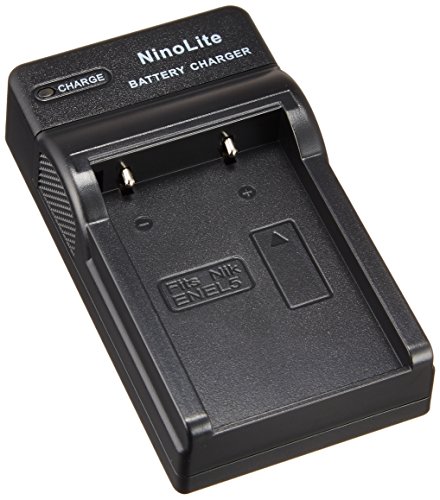 NinoLite USB型 バッテリー用 充電器 海外用交換プラグ付き EN-EL5 対応 カメラ バッテリー チャージャー DC12/K4