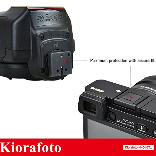 Kiorafoto Sony用 ホットシューとコネクター保護キャップ キット A7SII A7RIII A7III A6400 A6000 A9 A99 A7S A7RII A6300 A6500 適用 HVL-F60RM HVL-F45RM フラッシュ適用 ECM-XYST1M ECM-W1M ステレオマイクロホン適用 FA-SHC1M 互換用