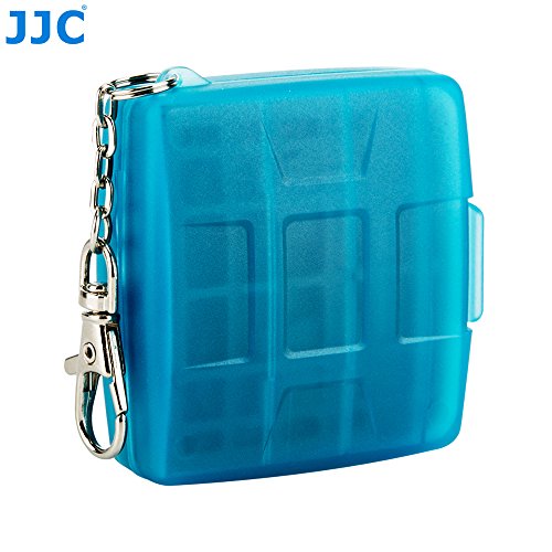 JJC MC-11Bメモリーカードケース - ブルー