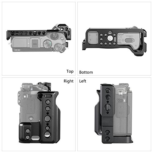 SMALLRIG Canon EOS M3/M6専用ケージ DSLR 装備 拡張カメラケージ 軽量 取付便利 耐久性 耐食性 Canon EOS M3/M6対応-2130