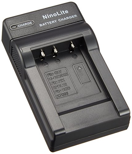 NinoLite USB型 バッテリー 用 充電器 海外用交換プラグ付 ニコン NIKON EN-EL10 対応 チャージャー