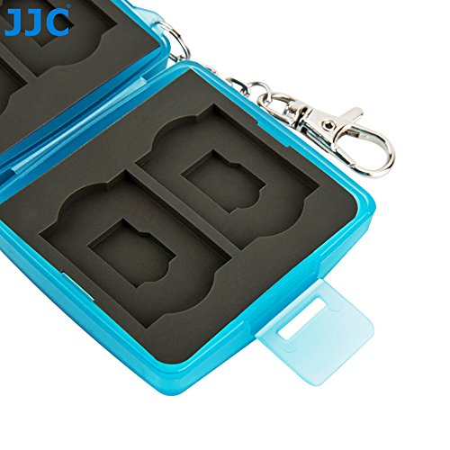 JJC MC-11Bメモリーカードケース - ブルー
