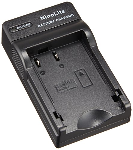 NinoLite USB型 バッテリー 用 充電器 海外用交換プラグ付 D-Li109 バッテリー チャージャー