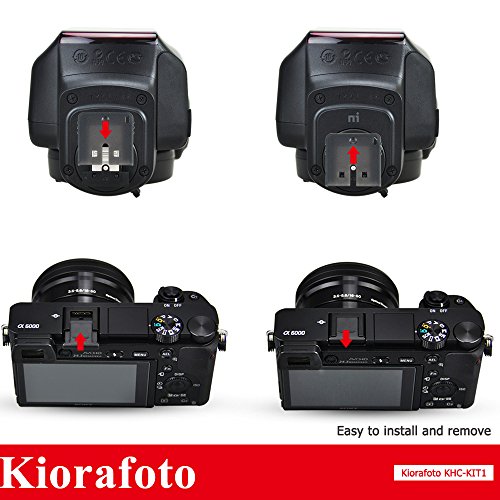 Kiorafoto Sony用 ホットシューとコネクター保護キャップ キット A7SII A7RIII A7III A6400 A6000 A9 A99 A7S A7RII A6300 A6500 適用 HVL-F60RM HVL-F45RM フラッシュ適用 ECM-XYST1M ECM-W1M ステレオマイクロホン適用 FA-SHC1M 互換用