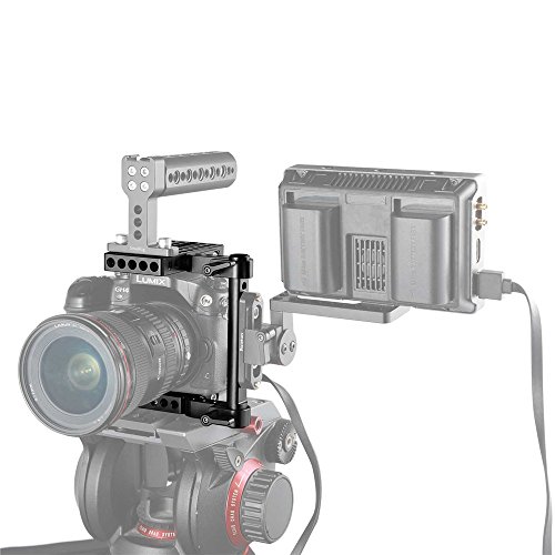 SmallRig Canon/Nikon/DSLRカメラケージ 汎用カメラケージ 拡張カメラケージ Canon/Nikon/DSLRシリーズハーフケージ 軽量 取付便利 耐久性 耐食性-1658