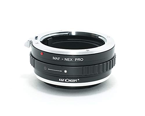 [正規代理店 ]K&F sony ミノルタ Aマウント -SONY NEX Eマウントアダプター PRO レンズクロス付 af-nex-pro (KFNEXPRO)