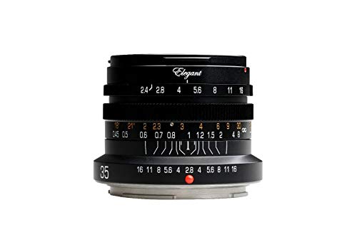 KIPON キポン ELEGANT 35RFBK 35mm/f2.4 for Canon キヤノン EOS R(Black)