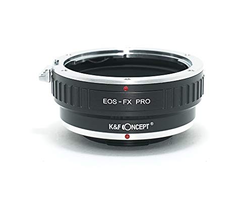 [正規代理店]K&F キャノン EOS EF(EF-S)レンズ-フジX FX マウントアダプター PRO レンズクロス付 ef-fx-pro (KFFXPRO)