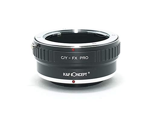 [正規代理店]K&F コンタックス ヤシカC/Y-フジX FX マウントアダプター PRO レンズクロス付 cy-fx-pro (KFFXPRO)