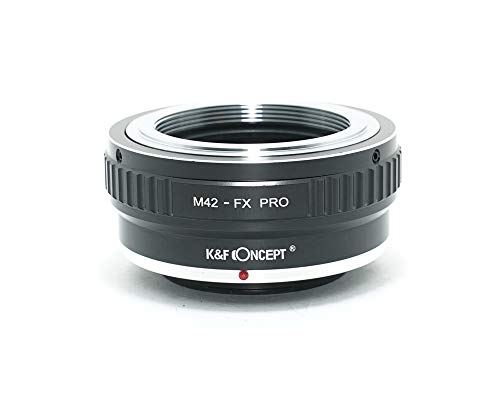 [正規代理店]K&F M42マウント-フジX FX マウントアダプター PRO レンズクロス付 m42-fx-pro (KFFXPRO)