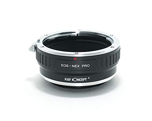 [正規代理店]K&F キャノン EOS EF(EF-S)-SONY NEX Eマウント アダプター PRO レンズクロス付 ef-nex-pro (KFNEXPRO)