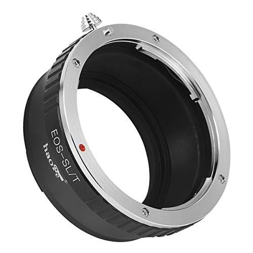 Haoge マニュアルレンズマウントアダプター キヤノン Canon EOS EF EFSレンズ - Leica ライカ Lマウントカメラ用 T, Typ 701, Typ701, TL, TL2, CL (2017), SL, Typ 601, Typ601, パナソニック Panasonic S1 / S1R