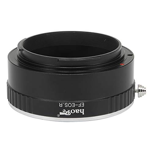 Haoge マニュアルレンズマウントアダプター Canon EOS EF EFS EF-Sレンズ用 Canon EOS R等のCanon RFマウントカメラ用