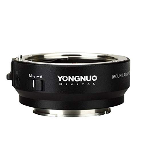 YONGNUOスマートアダプターEF-E IIマウントfor Canon EFレンズ に Sony A9 A7 II A7 III A7SII A6500 NEX Eマウントアダプターに