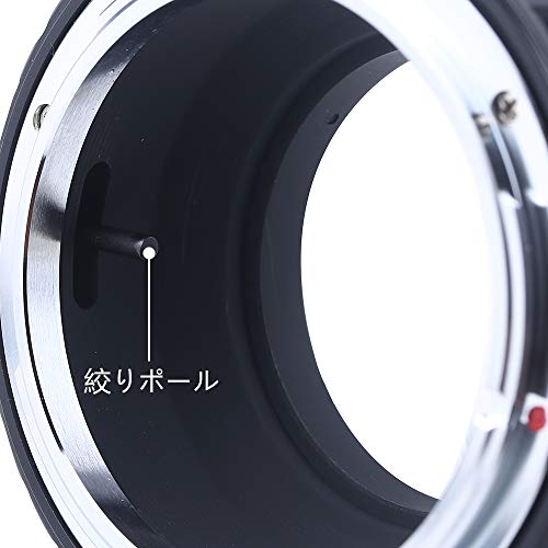 GUTTYカメラレンズマウントアダプターCanon FD FLレンズとFuji X caliperマイクロシングルカメラに対応