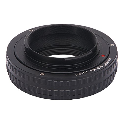 Haogeマクロフォーカスレンズマウントアダプタ内蔵Focusing Helicoid for m42 42 mmスクリューマウントレンズをSony NEXカメラe-mount 17 mm-31 mm