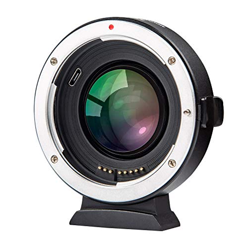 VILTROX マウントアダプター EF-FX2 0.71X スピードブースター レンズ交換アダプター AFオートフォーカス 自動絞り 手振れ補正 キャノンEFレンズ→フジ Xマウントカメラ装着用