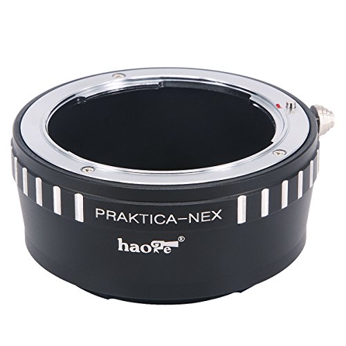 Haoge手動用レンズマウントアダプターPraktica B PBマウントレンズto Sony EマウントNEXカメラとしてα NEX、NEX - 5 N、NEX - 7、nex-7 N、a6500、a6300 , a6000、a5000、a3500、a3000、nex-vg10、vg20