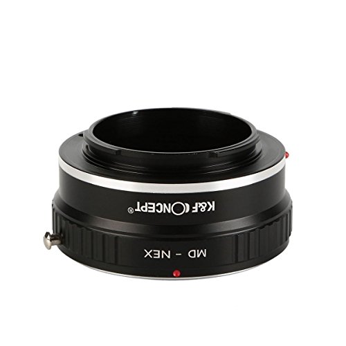 [正規代理店]K&F ミノルタ MDマウント-SONY NEX Eマウントアダプター 三脚座付 レンズクロス付 md-nex-t (KFNEX)