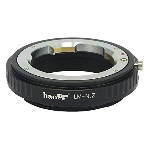 Haoge 手動レンズマウントアダプター Leica M LM、Zeiss ZM、Voigtlander VMレンズからNikon Zマウントカメラまで Z6 Z7など