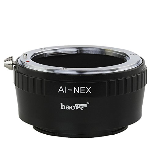 Haogeレンズマウントアダプタfor Nikon AIマウントレンズSony NEXカメラα NEXなど、α NEX、NEX - 5 N、NEX - 7、nex-7 N、- c3、NEX - f3、e-mount a6300 , a6000、a5000、a3500、a3000、nex-vg10、vg20