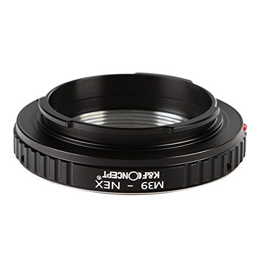 [正規代理店]K&F ライカ M39 レンズ-SONY NEX Eマウントアダプター レンズクロス付 m39-nex (KFNEX)