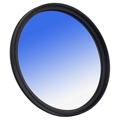[MENGS] 67mm 緩やかな青 アルミフレーム付きレンズフィルター，ユニバーサル カメラ と DSLR カメラ用