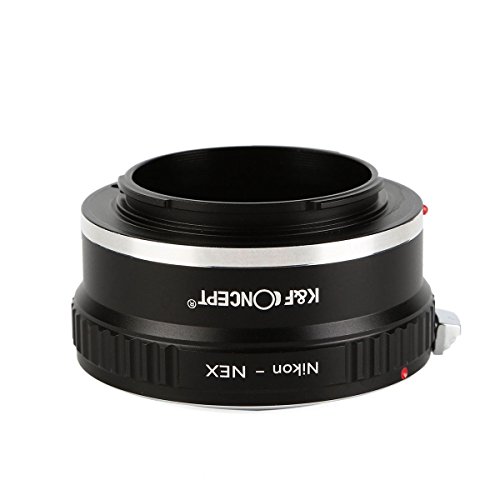 [正規代理店]K&F ニコン AI レンズ-SONY NEX Eマウント マウントアダプター 三脚座付 レンズクロス付 nf-nex-t (KFNEX)