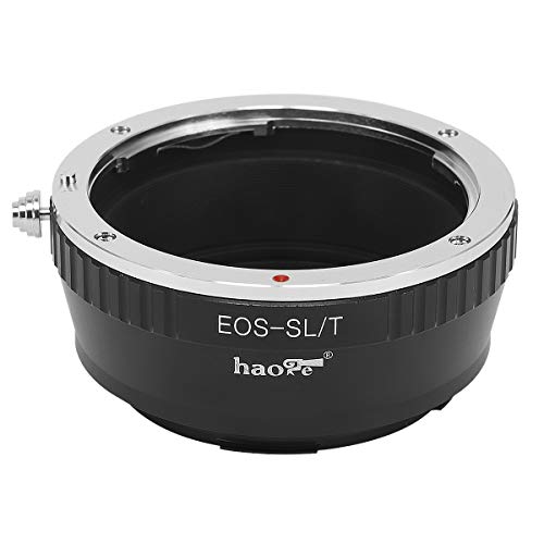 Haoge マニュアルレンズマウントアダプター キヤノン Canon EOS EF EFSレンズ - Leica ライカ Lマウントカメラ用 T, Typ 701, Typ701, TL, TL2, CL (2017), SL, Typ 601, Typ601, パナソニック Panasonic S1 / S1R