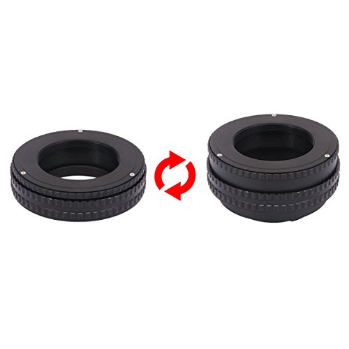 Haogeマクロフォーカスレンズマウントアダプタ内蔵Focusing Helicoid for m42 42 mmスクリューマウントレンズをSony NEXカメラe-mount 17 mm-31 mm