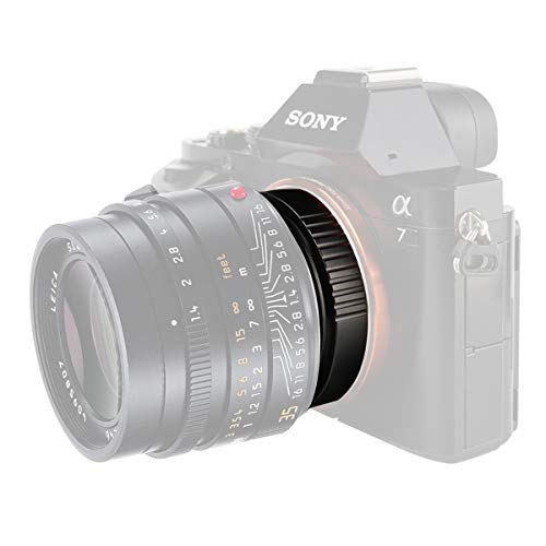 レンズマウントアダプター 7artisans 電子アダプター ライカLMレンズ→ソニーEマウント変換 Sony NEX-5N、NEX-5R、NEX-5T、NEX-6、NEX-7、a6500、a6400、a6300、a6000、a5100、a5000、a3500、a3000や新型カメラに対応