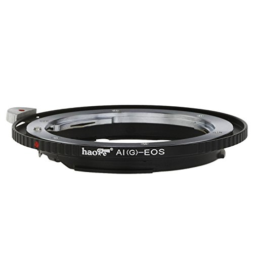 Haoge Nikon NIKKOR Gレンズ - キヤノン EOS EF EF-Sマウントカメラ用レンズマウントアダプター