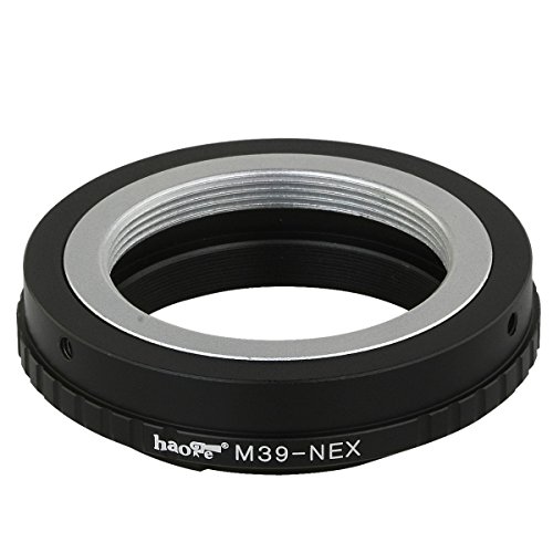 Haoge 39 mm用レンズマウントアダプターm39マウントレンズto Sony・EマウントNEXカメラα NEXなど、α NEX、NEX - 5 N、NEX - 7、nex-7 N、- c3、NEX - f3、a6300 , a6000、a5000、a3500、a3000、nex-vg10、vg20アルミニウム