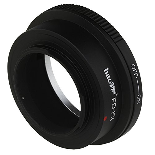 Haogeレンズマウントアダプタfor Canon FDレンズをFujifilm x-mountカメラなどx-a1、x-a2、x-a3、x-a10、x-e1、x-e2、x-e2s、x-m1、X - pro1、x-pro2、X - t1、x-t2、x-t10、x-t20