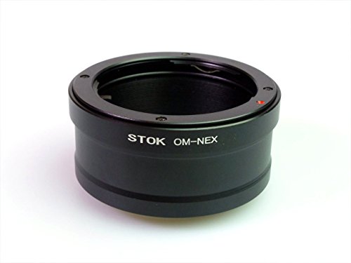 【α7対応】 STOK OMマウントレンズ - Eマウント（SONY NEX/α）アダプター OM-NEX