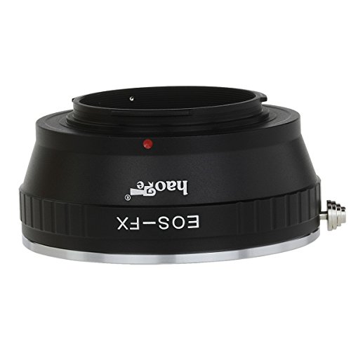 Haogeレンズマウントアダプタfor Canon EOS EF EF - SレンズをFujifilm x-mountカメラなどx-a1、x-a2、x-a3、x-a10、x-e1、x-e2、x-e2s、x-m1、X - pro1、x-pro2、X - t1、x-t2、x-t10、x-t20