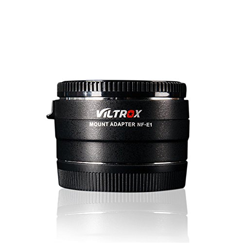 【国内正規代理店・一年保証】 VILTROX NF-E1 電子接点付マウントアダプター Nikon F Mount series lens to Sony E Mount series Body 日本語の保証書・版取扱説明書付