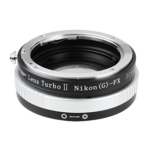 中一光学 (ZHONG YI OPTICS) フォーカルレデューサー マウントアダプター Lens Turbo Ⅱ N/G-FX (ニコンFマウント(Gシリーズ対応) レンズ → 富士フイルムXマウント)