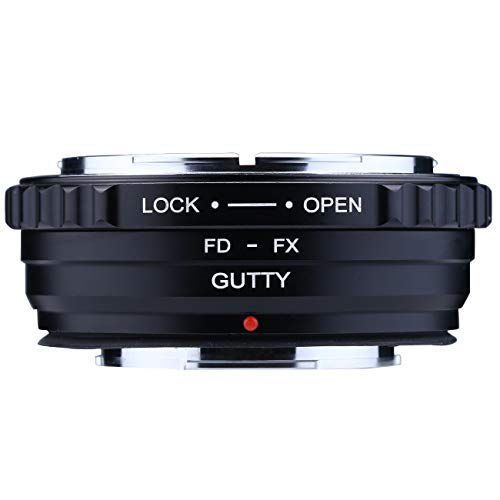 GUTTYカメラレンズマウントアダプターCanon FD FLレンズとFuji X caliperマイクロシングルカメラに対応